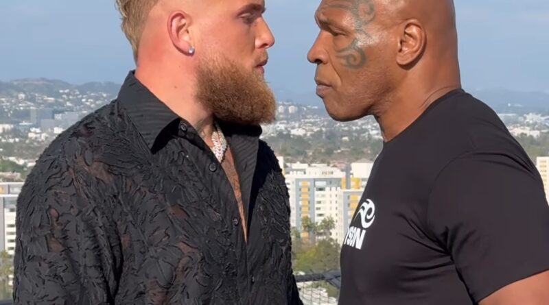 Jake paul and iron mike tyson face off